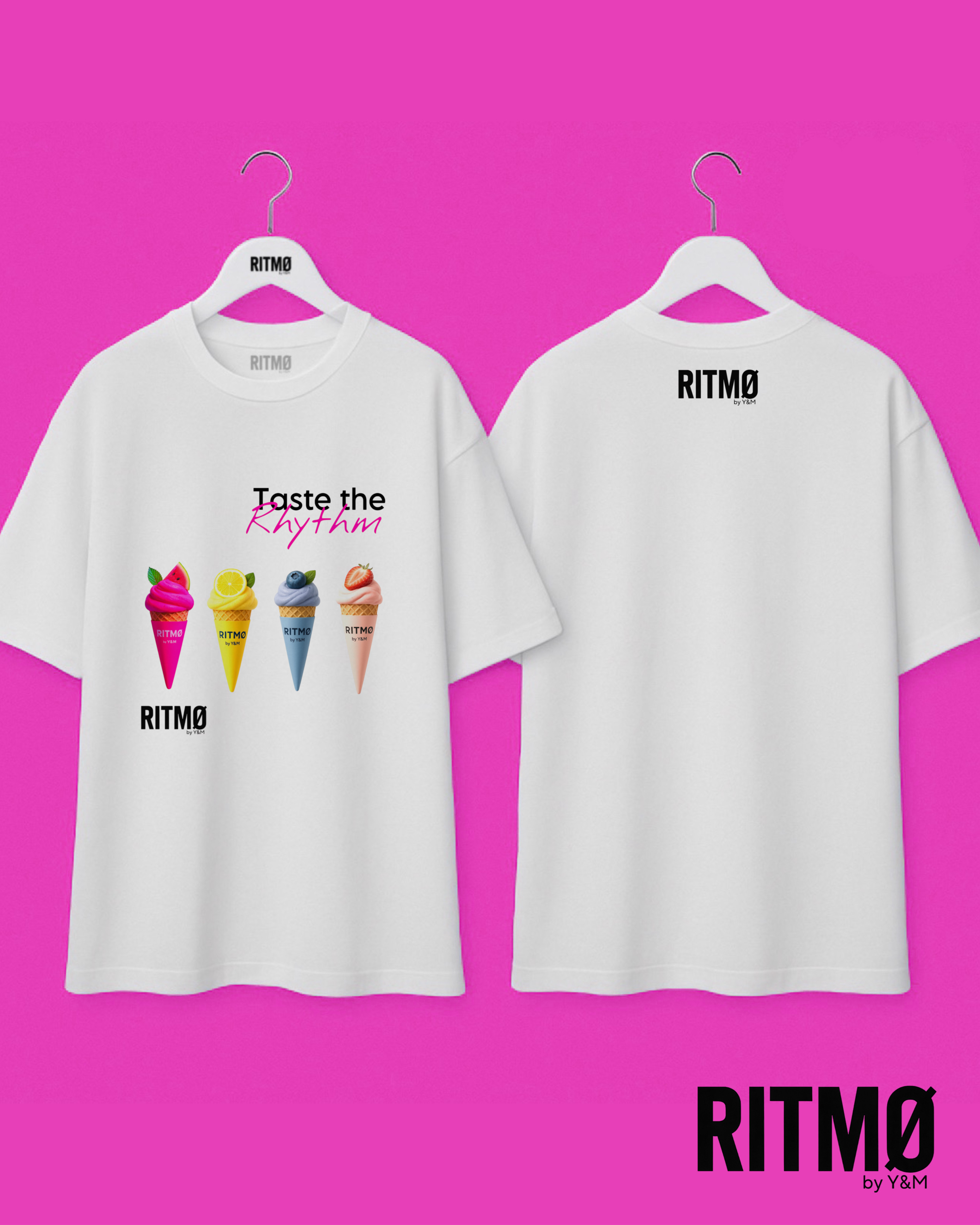 Taste the Rhythm” Oversize Tee – RITMØ by Y&M
