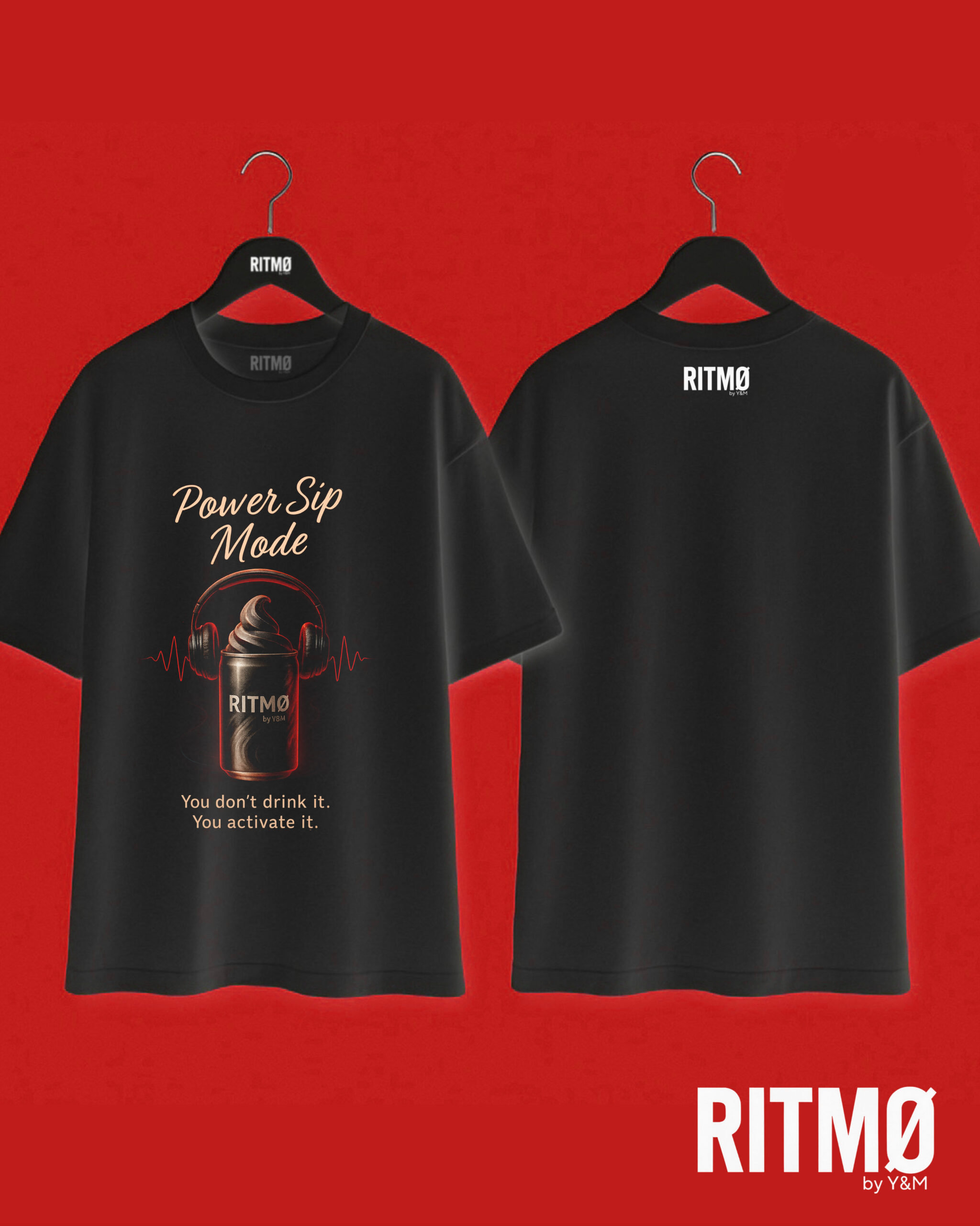 Power Sip Mode Tee – RITMØ by Y&M - Image 2