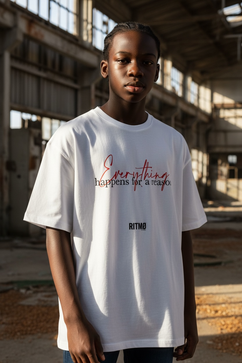 Everything Happens – Oversize Tee by RITMØ - Image 3