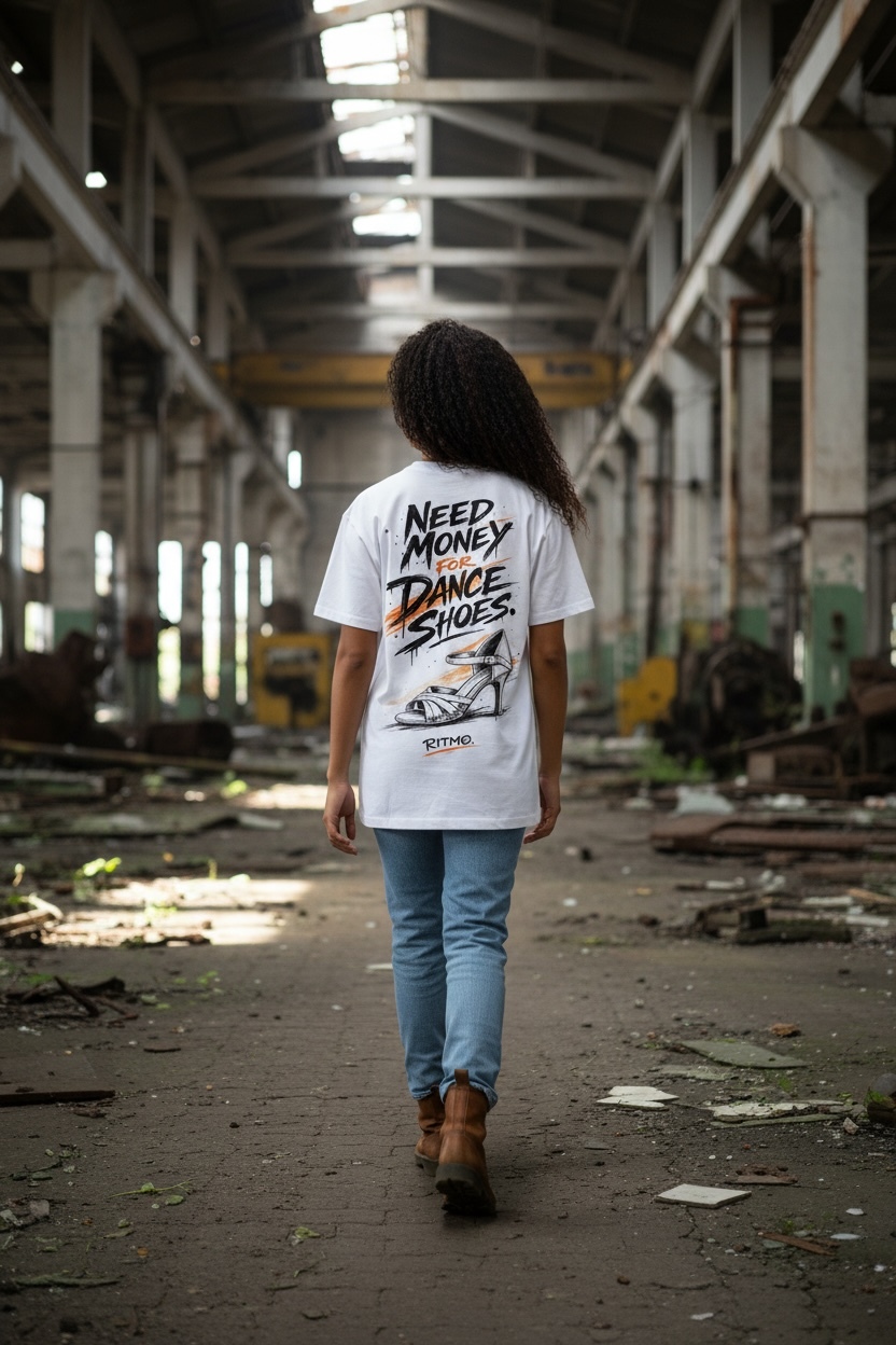 “NEED MONEY FOR DANCE SHOES.” Oversize Tee — RITMØ by Y&M - Image 3