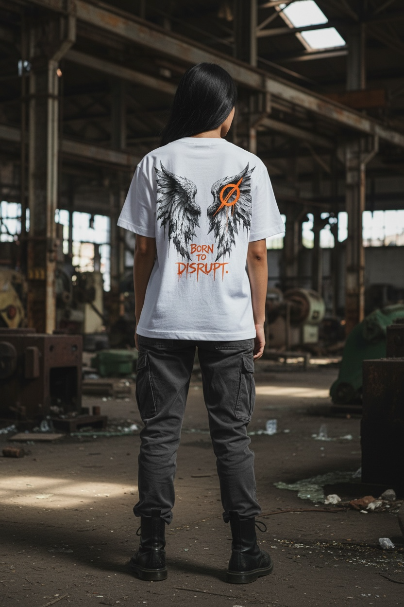 “BORN TO DISRUPT.” Oversize Tee — RITMØ by Y&M - Image 3