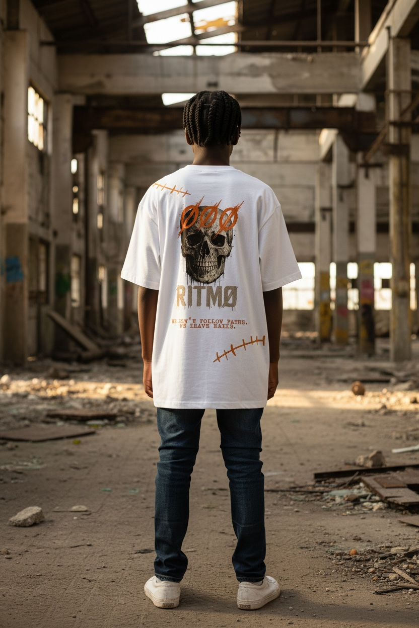 “WE LEAVE MARKS.” Skull Tee – RITMØ by Y&M - Image 6