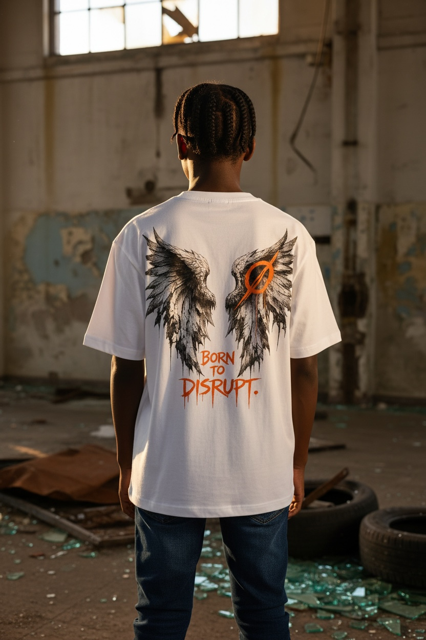 “BORN TO DISRUPT.” Oversize Tee — RITMØ by Y&M - Image 4