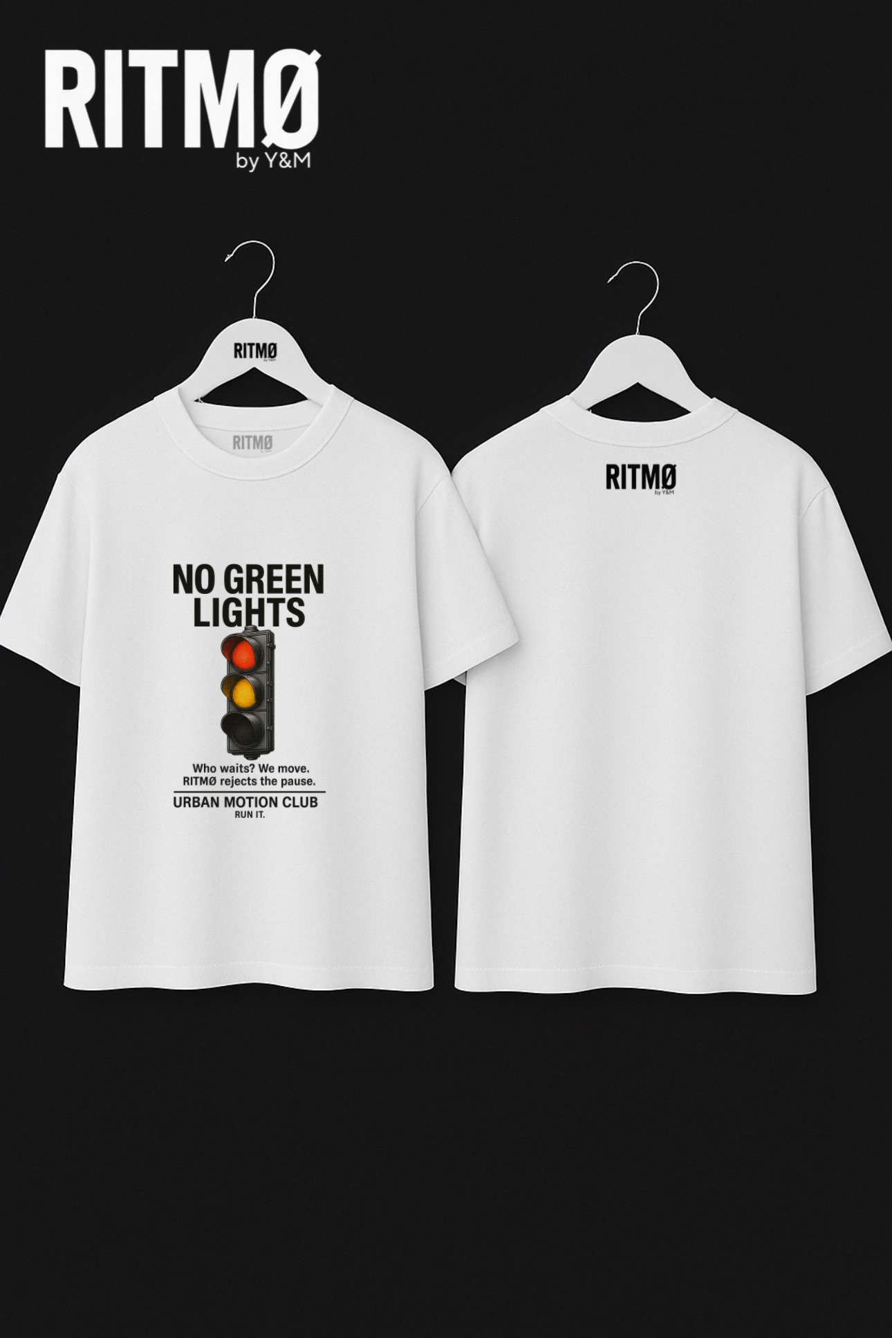 “NO GREEN LIGHTS.” Oversize Tee — RITMØ by Y&M